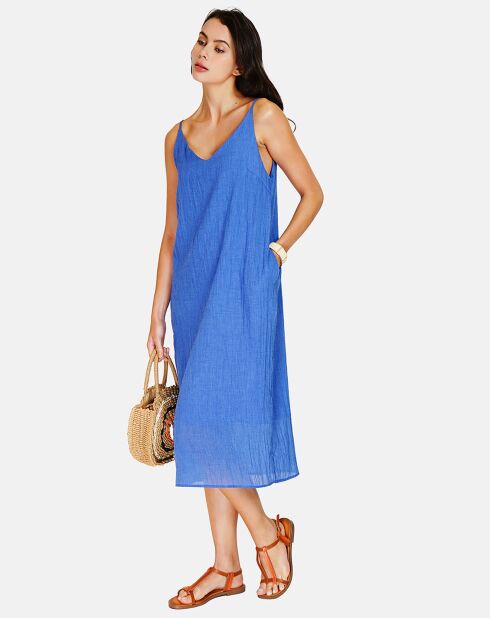 Robe 100% Lin Diane royal