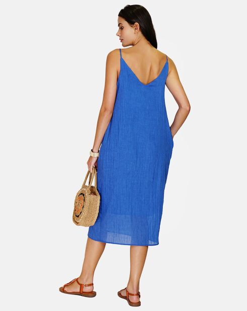 Robe 100% Lin Diane royal