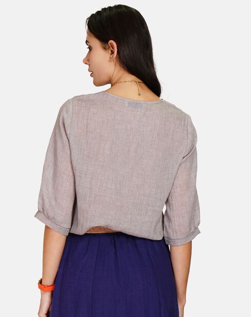 Top 100% Lin Marion beige
