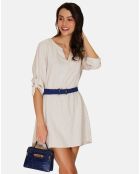 Robe en Lin mélangé Nora beige