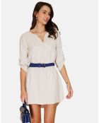 Robe en Lin mélangé Nora beige