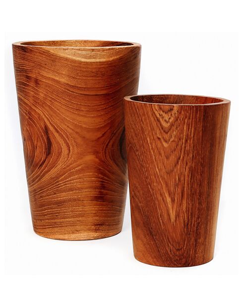 Tasse en Teck naturelle - D.11 cm