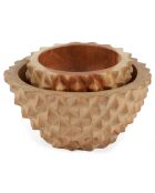 Bol en teck Durian naturelle - D.15 cm