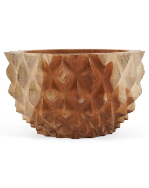 Bol en teck Durian naturelle - D.15 cm