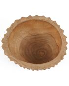 Bol en teck Durian naturelle - D.20 cm