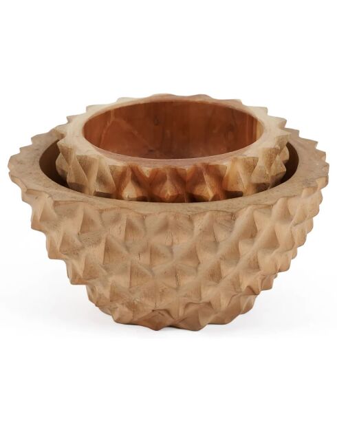 Bol en teck Durian naturelle - D.20 cm