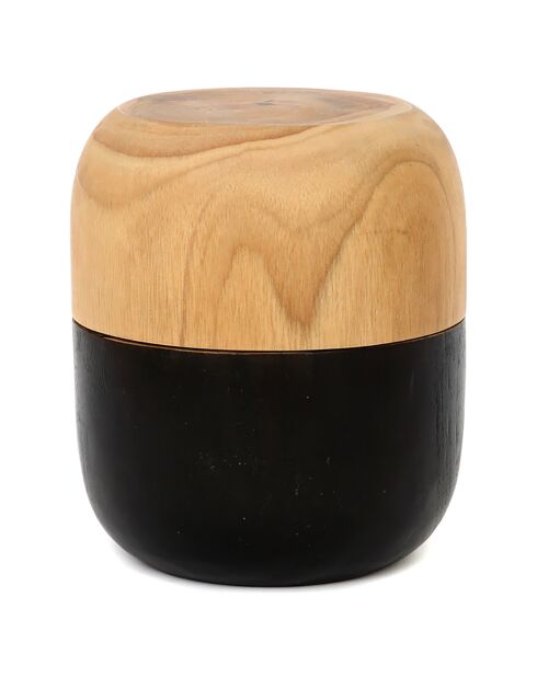 Double Coupe Bondi noire - 12.5x7x14 cm