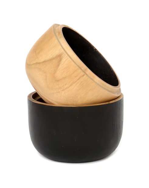 Double Coupe Bondi noire - 12.5x7x14 cm