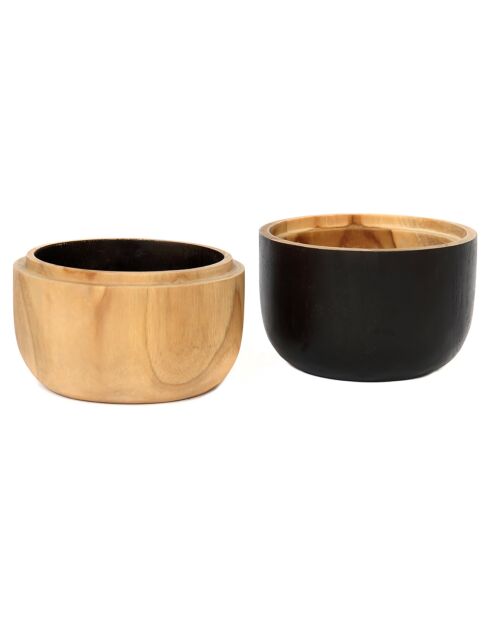 Double Coupe Bondi noire - 12.5x7x14 cm