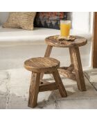 Tabouret Yatai naturelle - D.30 cm