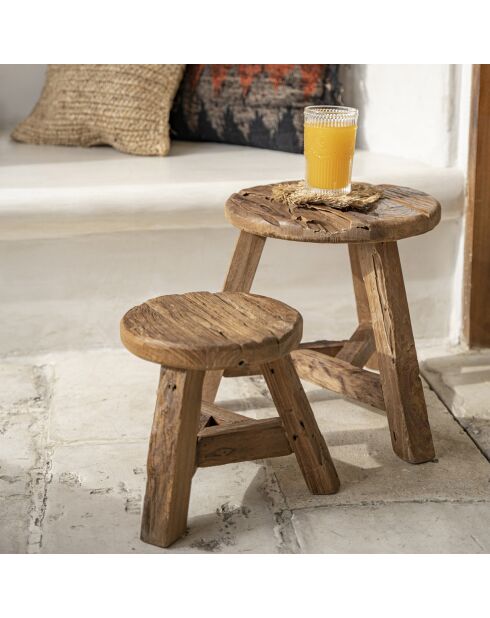 Tabouret Yatai naturelle - D.30 cm