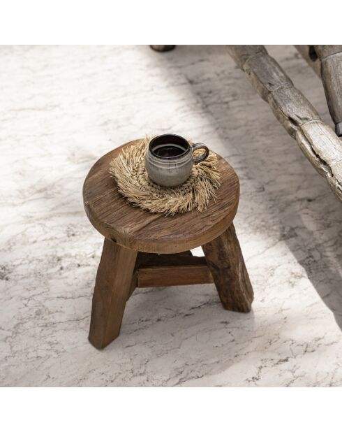 Tabouret Yatai naturelle - D.30 cm