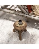 Tabouret Yatai naturelle - D.30 cm