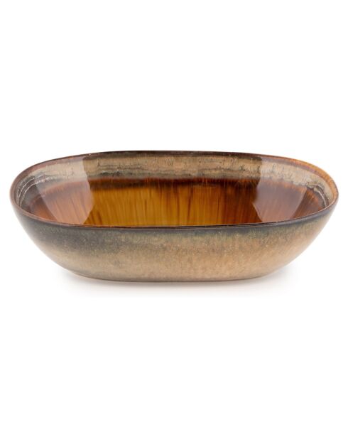 4 Bols ovales Comporta multicolore  - 25x16x6.5 cm