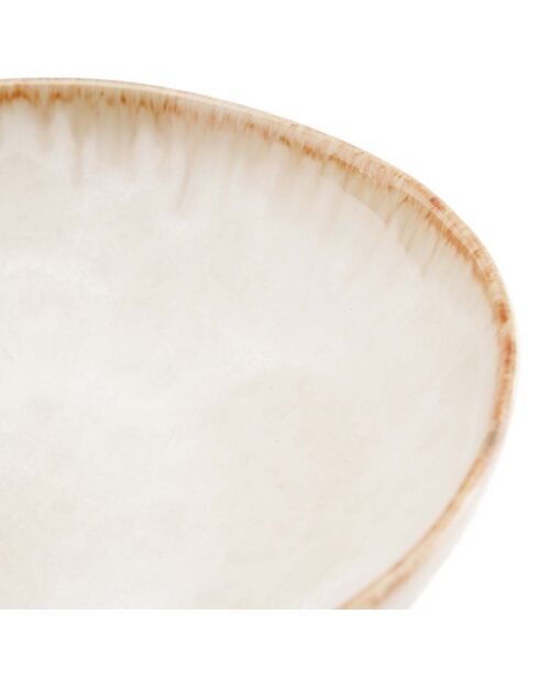 4 Assiettes à Pâtes  Cascais blanches - D.22 cm