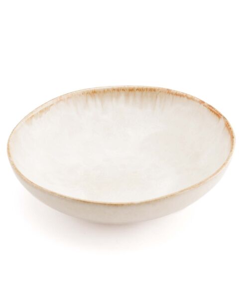 4 Assiettes à Pâtes  Cascais blanches - D.22 cm