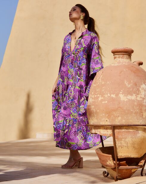 Robe Agathe violette