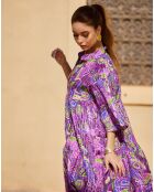 Robe Agathe violette