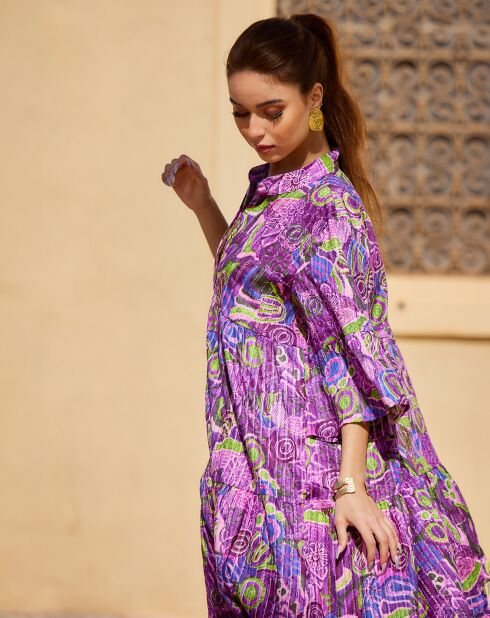 Robe Agathe violette