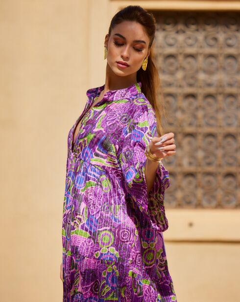 Robe Agathe violette