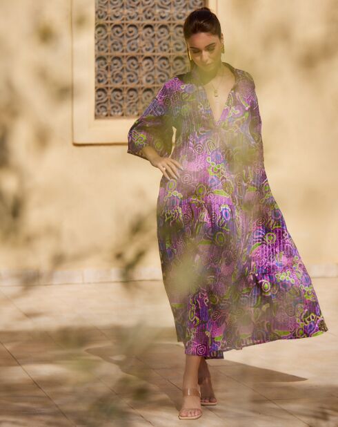 Robe Agathe violette