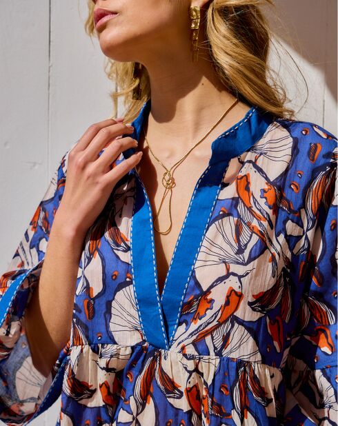 Robe Léa bleue