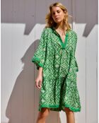 Robe Iris verte