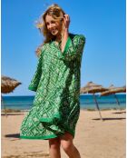 Robe Iris verte