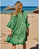 Robe Iris verte