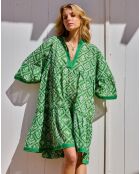 Robe Iris verte