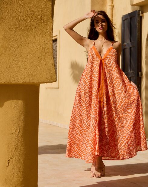 Robe Romane orange