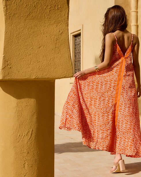 Robe Romane orange