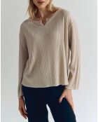 Pull Afternoon beige chanvre