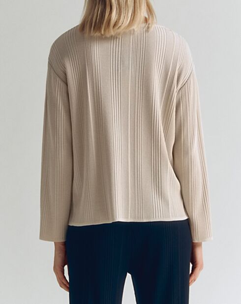 Pull Afternoon beige chanvre