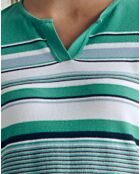 Pull Artiste rayé vert