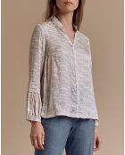 Chemise en Twill Cassis beige