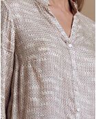 Chemise en Twill Cassis beige