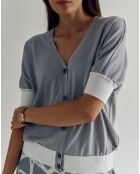 Gilet Glossy gris