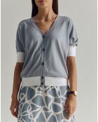 Gilet Glossy gris