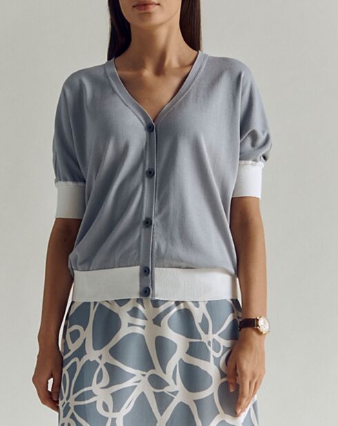 Gilet Glossy gris