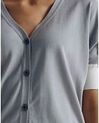 Gilet Glossy gris
