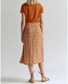 Jupe Japyrus imprimée orange
