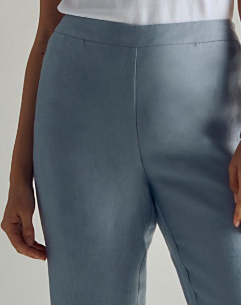 Pantalon fluide en Lin mélangé Pristar-L fog