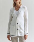 Veste en maille Vital blanche