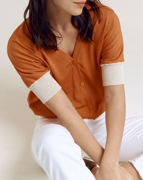 Gilet Glossy orange