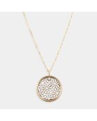 Pendentif Bloom or jaune