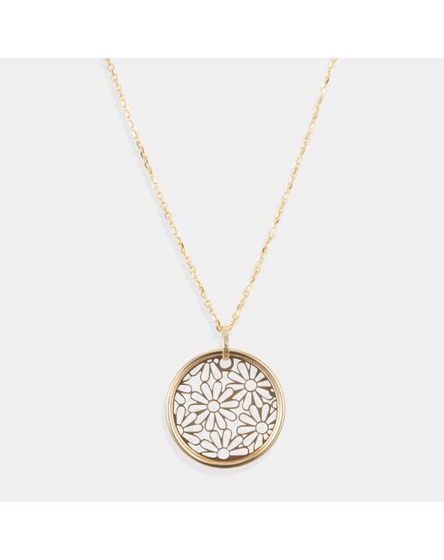 Pendentif Bloom or jaune