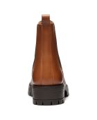 Chelsea Boots en Cuir Estelle camel