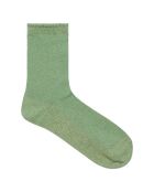 2 Paires de chaussettes beige/vert