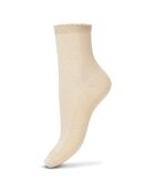 2 Paires de chaussettes beige/vert